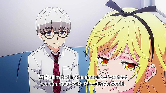 World's Ends Harem 3 - Ecchi Anime - Curvy teacher seduces nerdy student