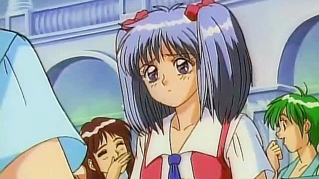 Cute Anime schoolgirl daydreams about hot orgasmic sex in the middle of class