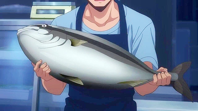 Mermaid monster babe tries to get master to fertilize her eggs