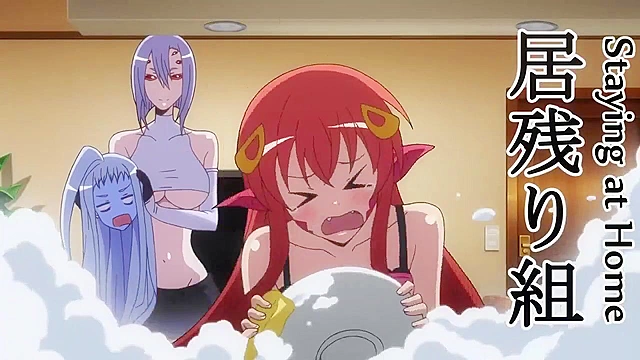 Mermaid monster babe tries to get master to fertilize her eggs