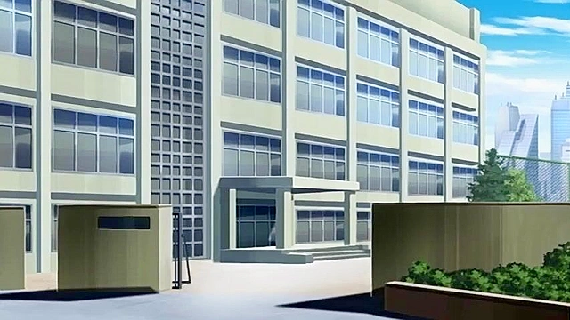 Busty schoolgirl gets her wet virgin pussy romantically fucked by her anime boyfriend