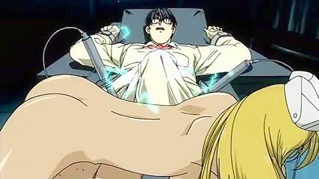 Lusty anime nurses team up to gang fuck patient