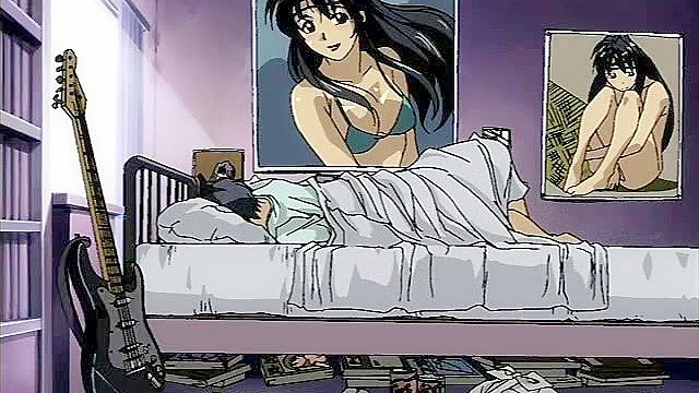 Lusty anime nurses team up to gang fuck patient