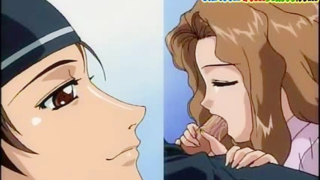 Horny teen girl sucks cock and gets ass fucked in train bathroom