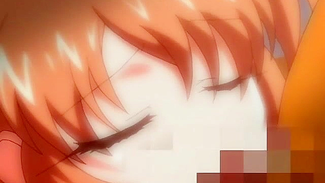 He can't take the teasing so he slams his cock in cute anime stepsister