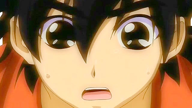 He can't take the teasing so he slams his cock in cute anime stepsister