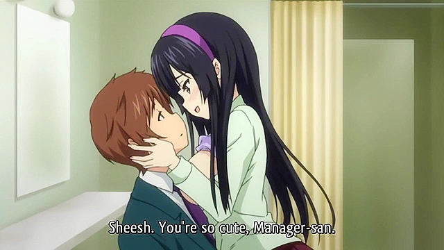 Creamy Pie 2 - Hentai bikini models fight over who gets to fuck manager first