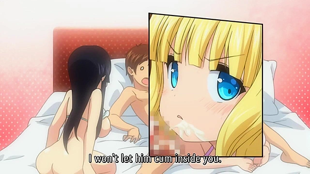 Creamy Pie 2 - Hentai bikini models fight over who gets to fuck manager first