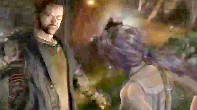 Lara in Trouble - Lara Croft from Tomb Raider takes a rough groupsex face fucking