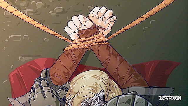 Implications - Sexy fantasy girls have rough implied cartoon sex