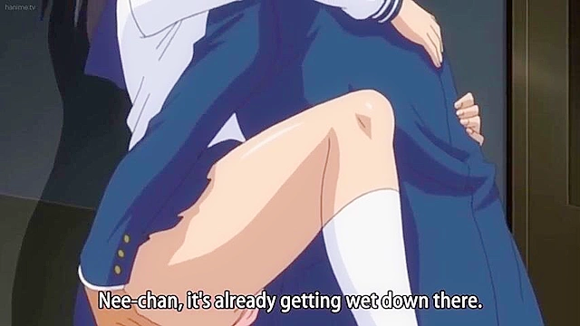 Horny older sister sucks off her brothers big cock at school