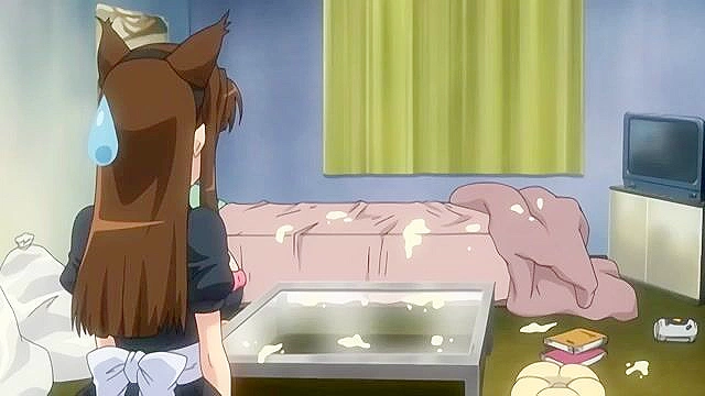 Let's Make Love Together! 3 - Cute catgirl maid apologizes with a busty pov blowjob