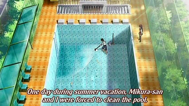 Schoolgirl fucks her bodyguard while watching a movie in the theater