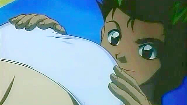 Redhead teen with a hairy pussy gets her virginity taken by anime boyfriend