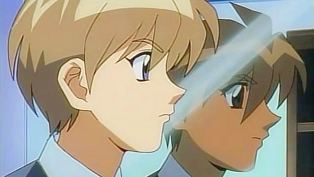 Redhead teen with a hairy pussy gets her virginity taken by anime boyfriend