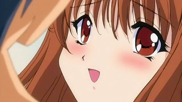 Petite anime schoolgirl takes a dick deep inside her bald pussy