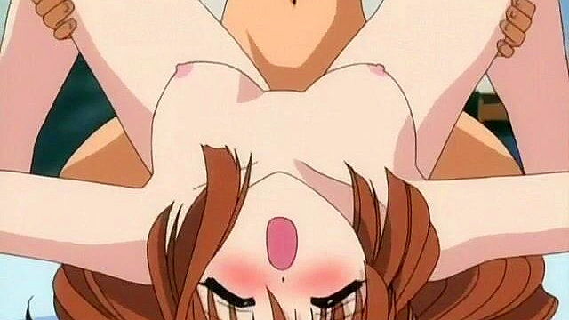 Petite anime schoolgirl takes a dick deep inside her bald pussy