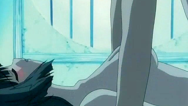 Petite anime schoolgirl takes a dick deep inside her bald pussy