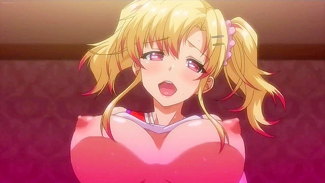 Slutty blonde and brunette schoolgirls team up on an old guy's cock