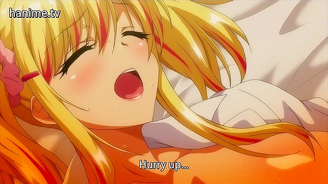 Slutty blonde and brunette schoolgirls team up on an old guy's cock