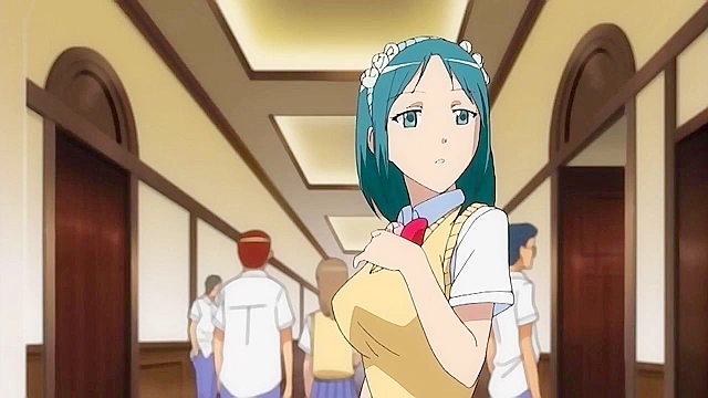 Super busty teen gets her virgin pussy fucked by her anime boyfriend