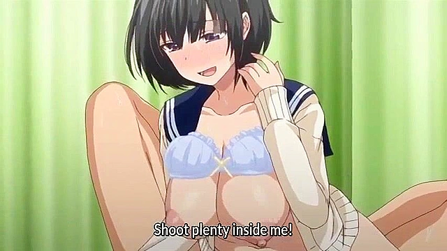 Kiss Hug 2 - Busty schoolgirls creampie their pussies in naughty outdoor 3some