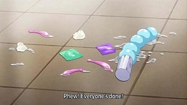 Kiss Hug 2 - Busty schoolgirls creampie their pussies in naughty outdoor 3some