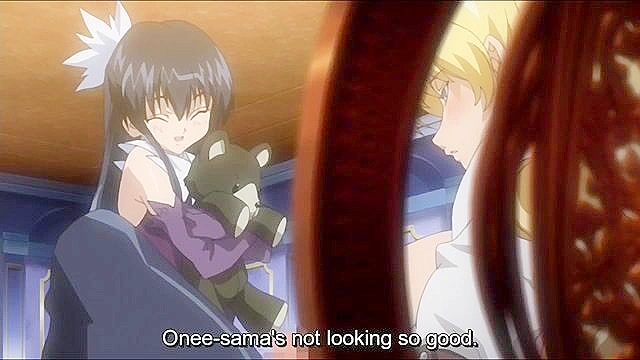 Busty blonde pirate grows a futa dick and bangs her hentai redhead friend