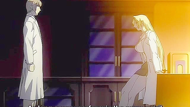 Busty redheaded nurse gets her wet pussy fucked by dirty anime doctor