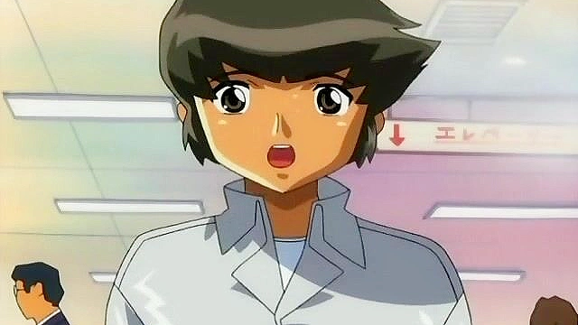 Cury hentai girl begs to get fucked and creampied in public bathroom