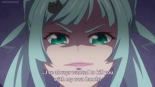 Hot anime babes turn in to weapons and cars after lesbian kissing