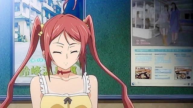 Virgin redhead schoolgirl takes a hard cock at a public hot spring