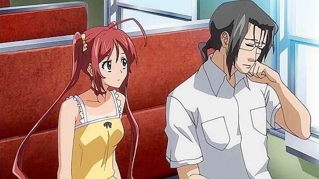 Virgin redhead schoolgirl takes a hard cock at a public hot spring