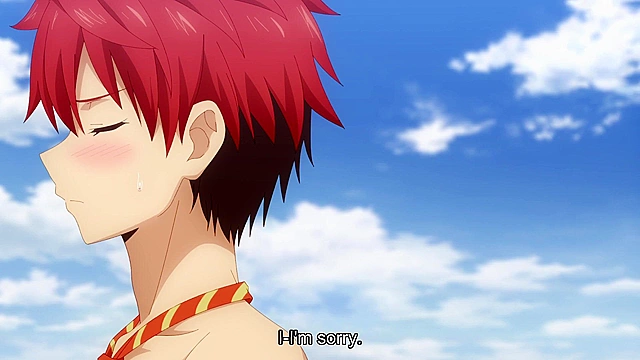 Super HxEros OVA 2 - Ecchi - Nude girls volleyball game breaks out at sexy anime school