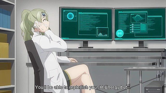 Super HxEros OVA 2 - Ecchi - Nude girls volleyball game breaks out at sexy anime school