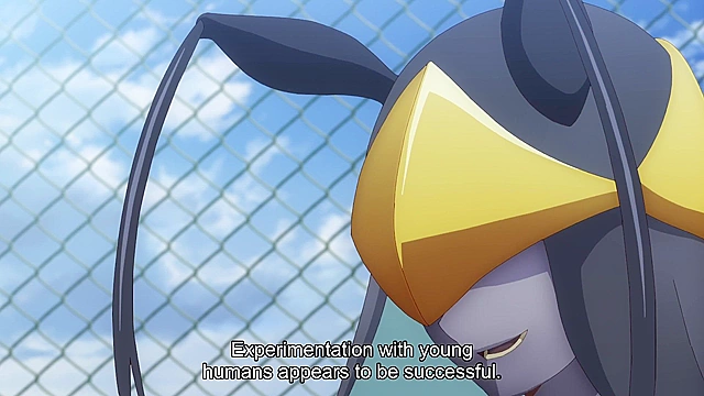 Super HxEros OVA 2 - Ecchi - Nude girls volleyball game breaks out at sexy anime school