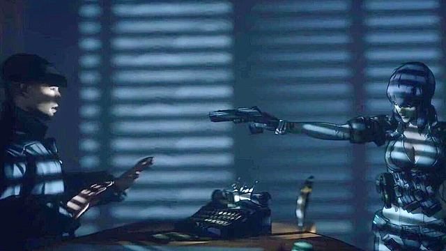 Ghosts of Paradise - Major from Ghost in the Shell takes a rough fucking from a cyber shemale