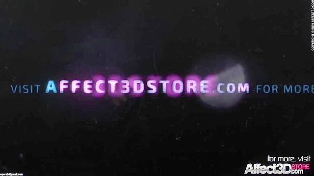 Scifi futanari girls fuck with their huge dicks in game preview