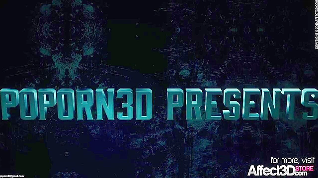 Scifi futanari girls fuck with their huge dicks in game preview