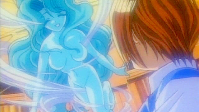 Petite anime girl gives the boss a blowjob and an intense fuck