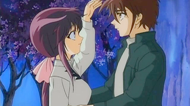 Tragic Silence - Cute anime vampire girl orgasms from outdoor sex