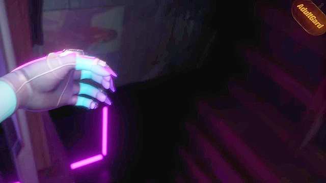 After masturbating Sombra gets fucked rough by ghost