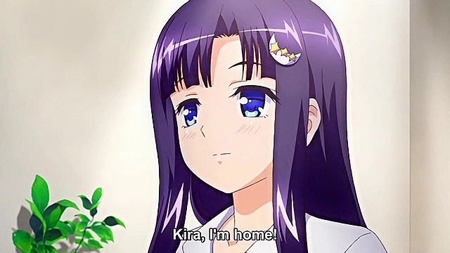 Anime schoolgirl pisses her panties and senpai is there to fuck her pussy clean