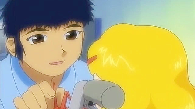 Nude vampire interrupts a steamy fuck session between lovers