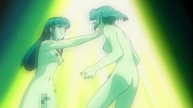 Nude vampire interrupts a steamy fuck session between lovers