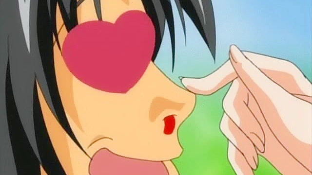 Dvine Luv 4 - Anime girl forgets everything with a deep cock thrust from behind