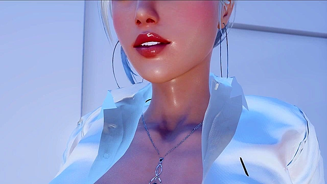 Rich bitch gets fucked by a huge futa 3d cartoon cock