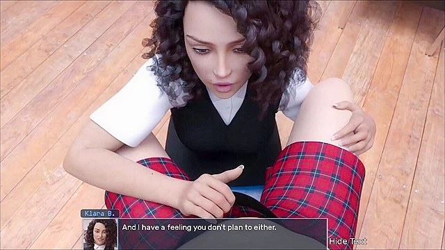 The Awakening - Schoolgirl gives a blowjob in the classroom - game walkthrough