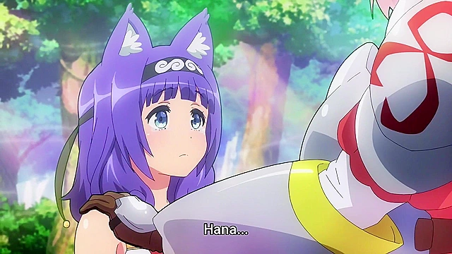 Immoral Guild (uncensored ecchi) 2 - Busty anime catgirl rescued by hero