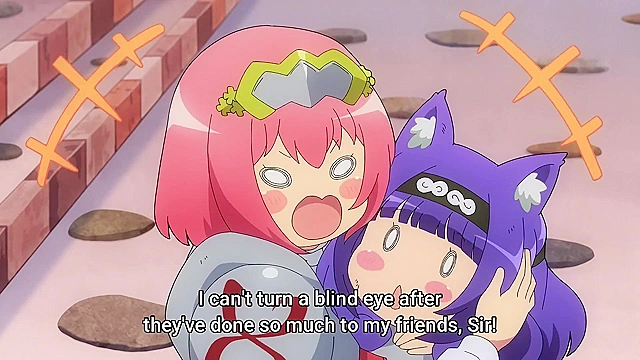 Immoral Guild (uncensored ecchi) 2 - Busty anime catgirl rescued by hero